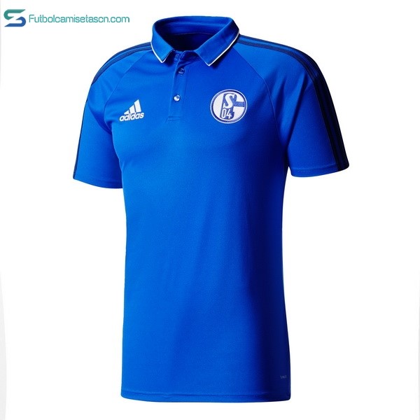 Polo Schalke 04 2017/18 Azul